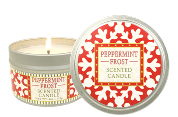 Peppermint Frost Artisan Candle
