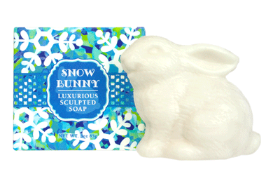 Snow Bunny Sculpted Soap