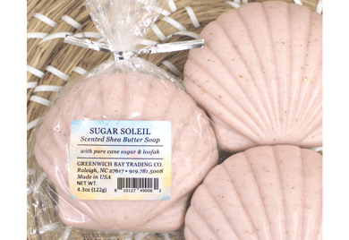 Sugar Soleil Sculpted Sea Shell Soap