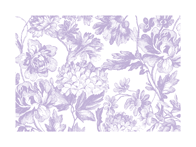Floral Print—Lavender