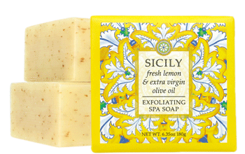 Sicily: Fresh Lemon & Extra Virgin Olive Oil Soap Square