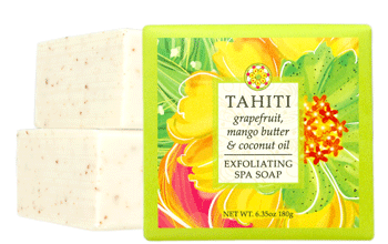 Tahiti: Grapefruit, Mango Butter & Coconut Oil Soap Square
