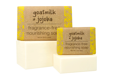 Goatmilk + Jojoba Fragrance-free Nourishing Soap