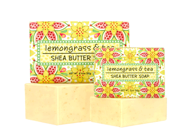 Lemongrass & Tea Shea Butter Soap