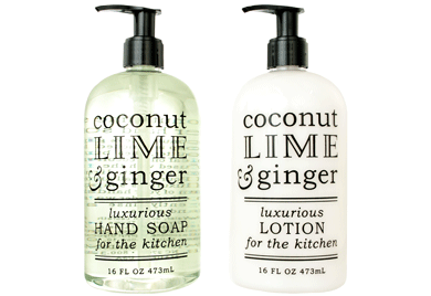 Coconut, Lime & Ginger Hand Soap & Lotion