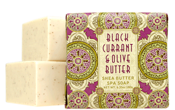 Black Currant & Olive Butter Soap Square