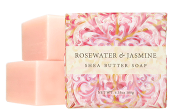 Rosewater Jasmine Soap Square