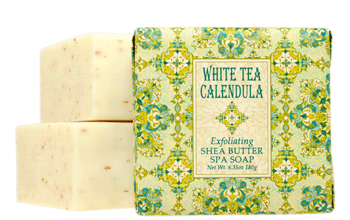 White Tea Calendula Soap Square