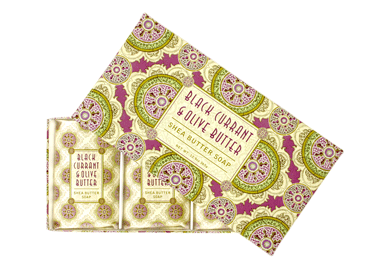 Black Currant & Olive Butter Soap Gift Box