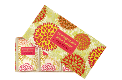 Pomegranate Shea Butter Soap Gift Box