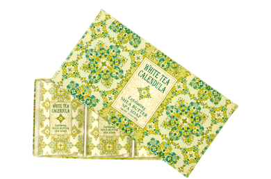 White Tea Calendula Soap Gift Box