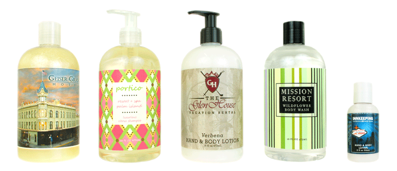 Luxurious Bottled Spa Products
